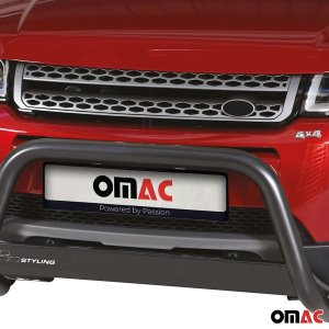 Land Rover Range Rover Evoque Bull Bar - Omac - Steel - Black - '16-'19 Land Rover Range Rover Evoque Bull Bar - Omac - Steel - Black - '16-'19